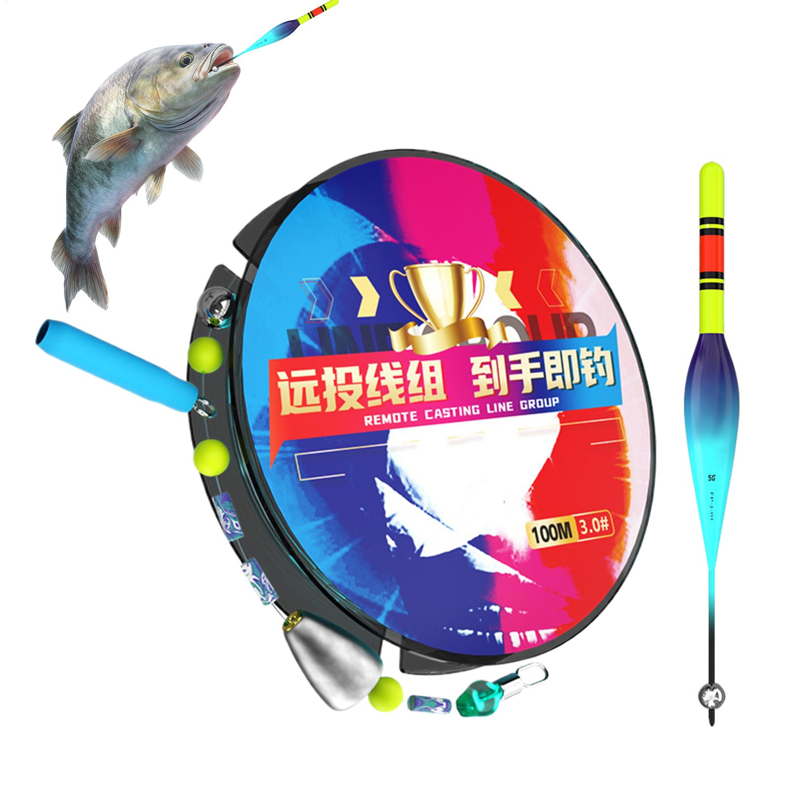 Saltwater Line - Zestaw do wędkowania z spławikami, 100m