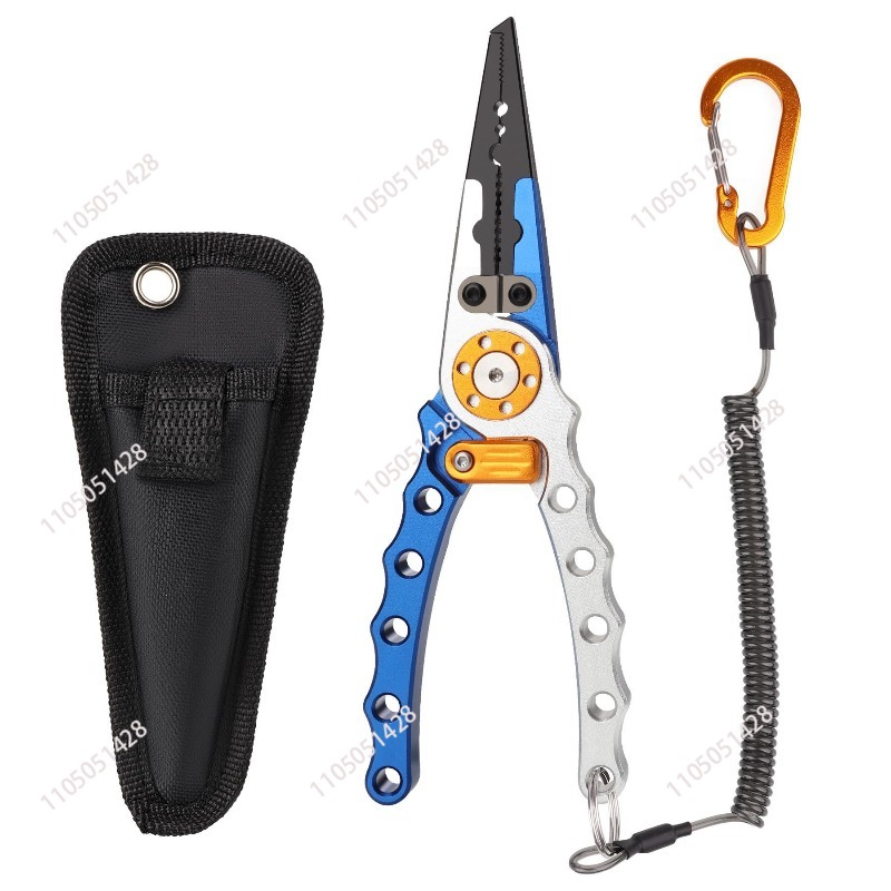Fishing Line Cutter - Aluminiowe szczypce wędkarskie, wielofunkcyjny przyrząd do