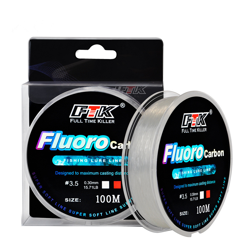 Fluorocarbon Line - Żyłka wędkarska z przynętą fluorowęglową o