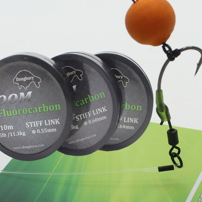 Fluorocarbon Line - Wędkarstwo karpiowe Hooklink Boom Fluorocarbon Stiff