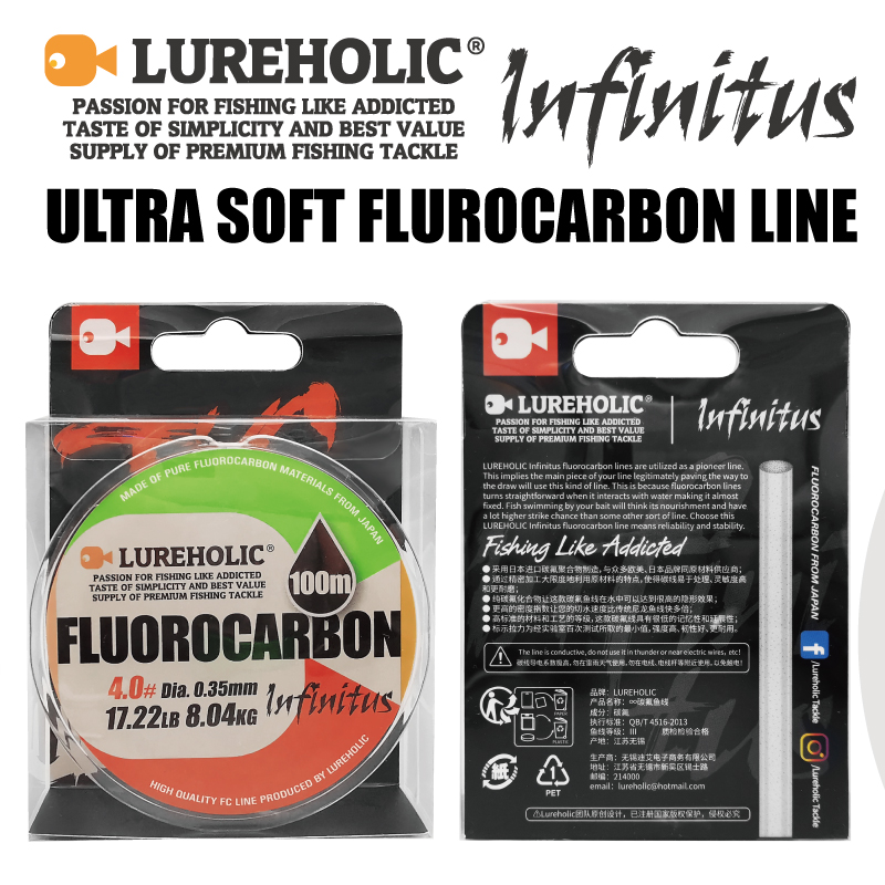 Fluorocarbon Line - Żyłka wędkarska Lureholic Infinity Ultra Soft