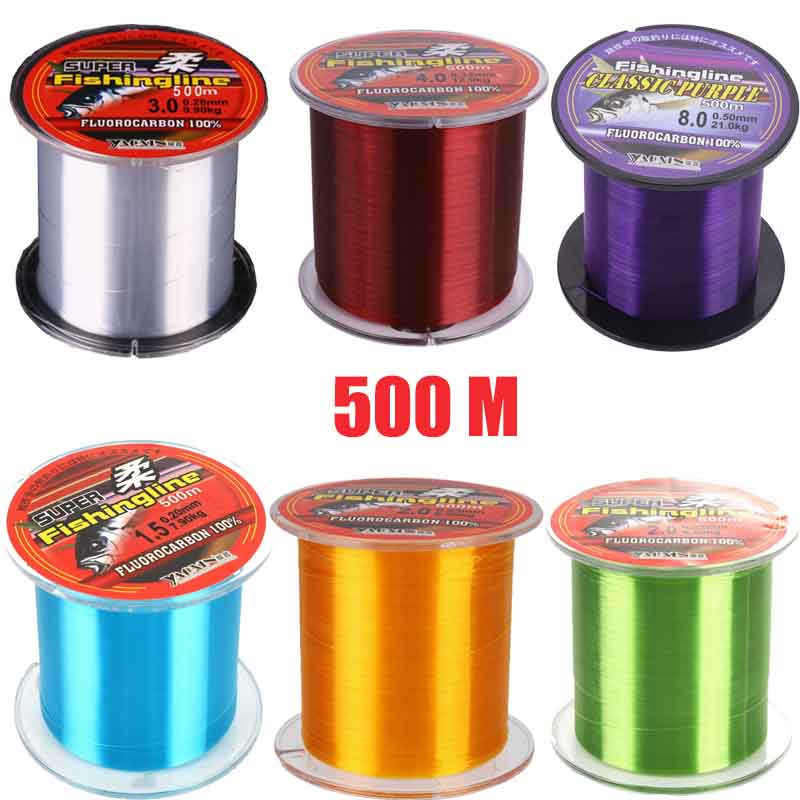 Fluorocarbon Line - 1 szt. 500M żyłka Super mocny