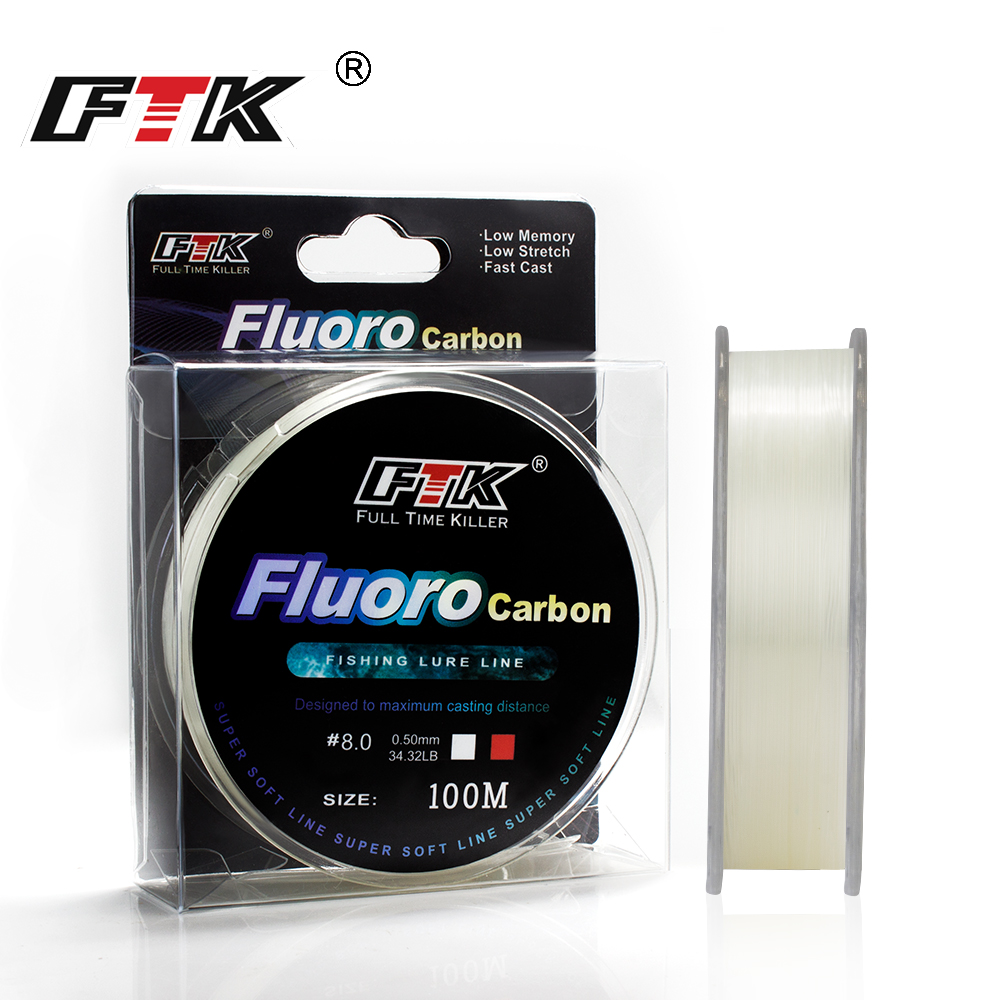 FTK 100m 4.13-34.32LB Fluoroca – Fluorocarbon Line recenzja i cena