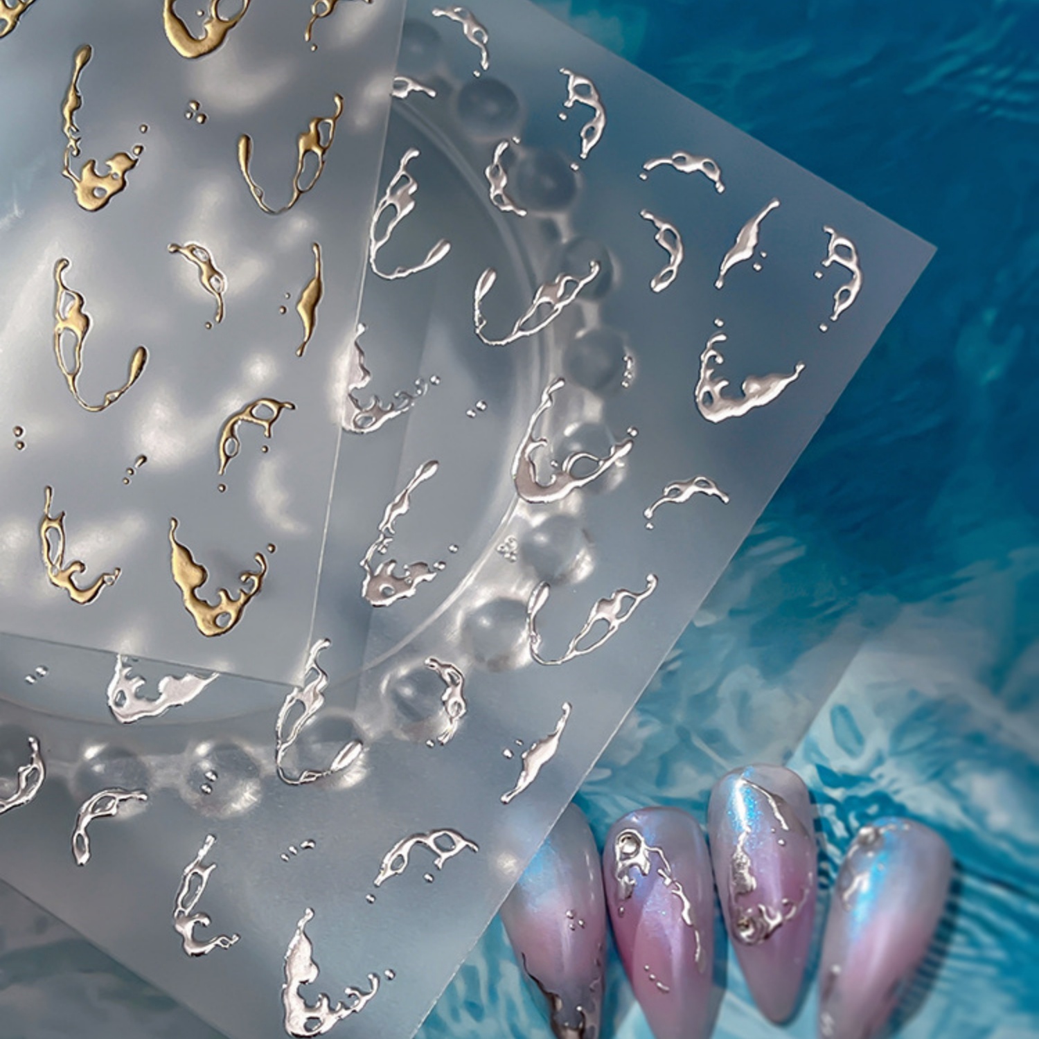Naklejki na paznokcie 5D z efe – Freshwater Line recenzja i cena