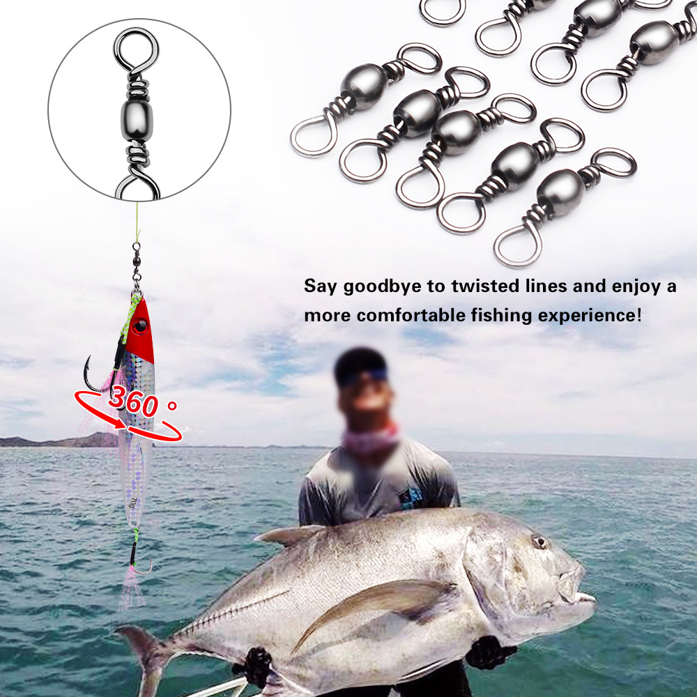 100 sztuk krętliki wędkarskie  – Saltwater Line recenzja i cena