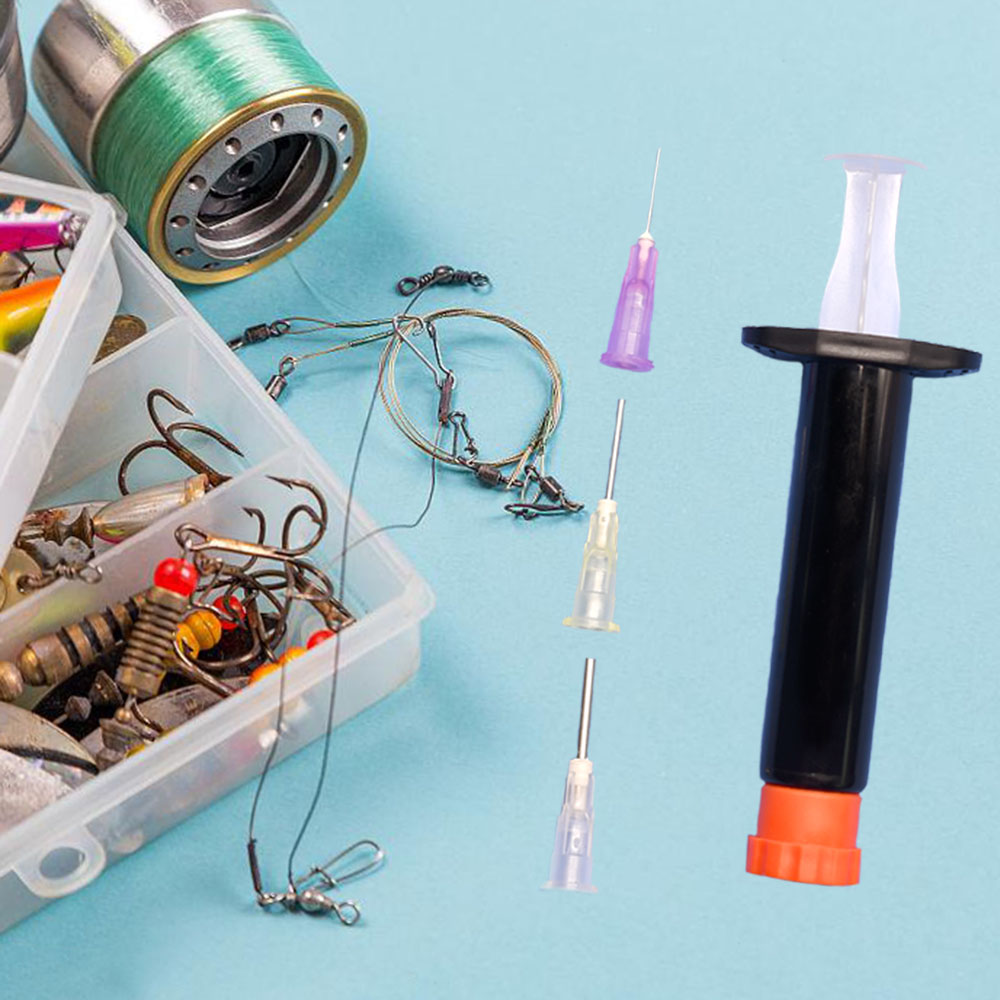 2 Zestawy Czarnych Strzykawek  – Fishing Line Dispenser recenzja i cena