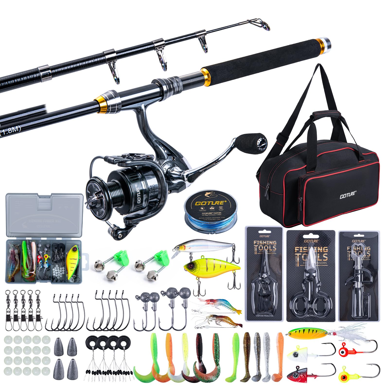 Zestawy wędkarskie Goture: tel – Fishing Line Spooler recenzja i cena