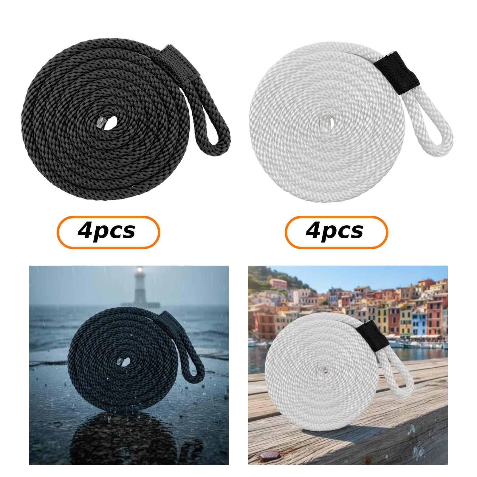 4 sztuki lin cumowniczych, wyt – Braided Line recenzja i cena